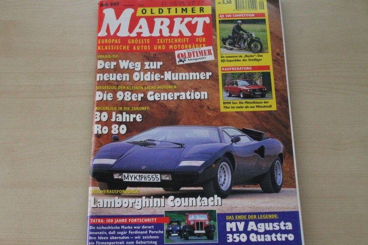 Deckblatt Oldtimer Markt (09/1997)